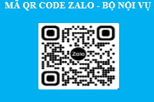 Mã QR code Zalo OA của Bộ Nội vụ